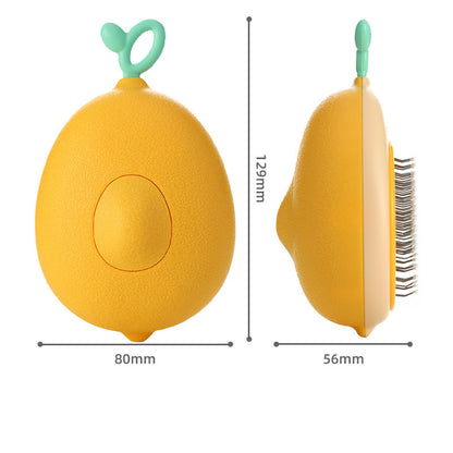Creative Cat Grooming Comb Portable Massage Brush One-Button Remove Floating Hair