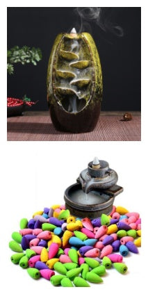 Multi-layers Ceramic Back flow Incense Burner