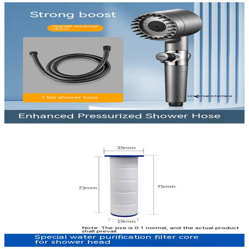 The Third Gear Adjustable Strong Supercharged Shower