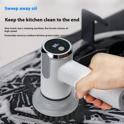 Multifunctional Smart Display Electric Cleaning Brush Wireless