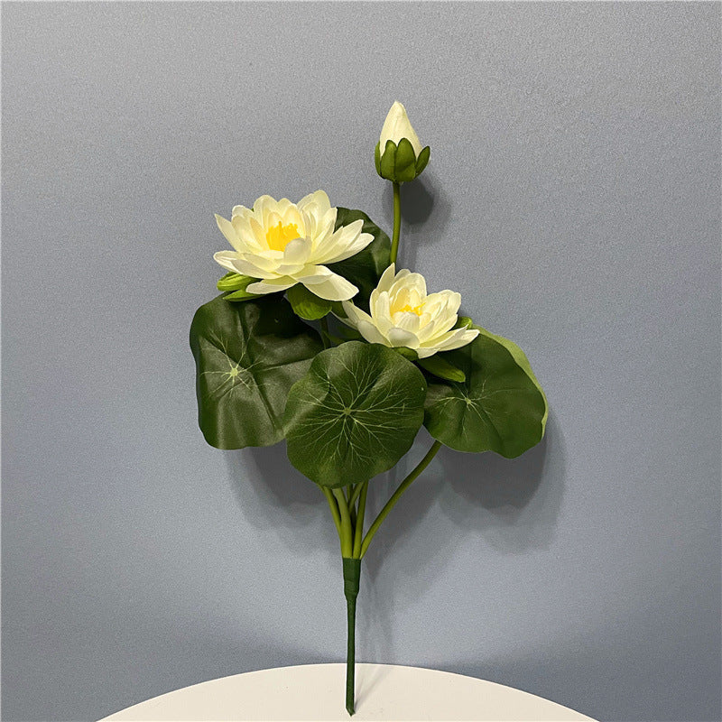 Simulated Water Lily Home Buddha Hall Decoration