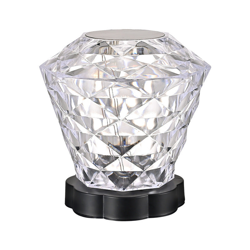 Rose Crystal Lamp Desk