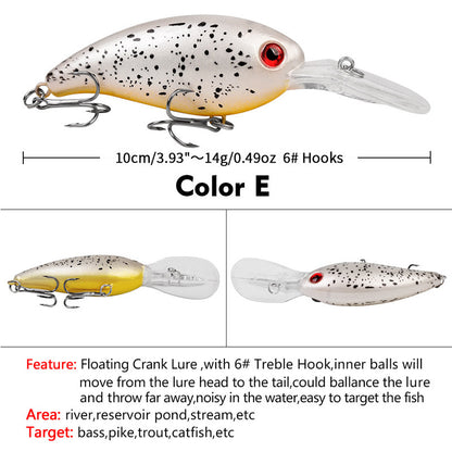 Floating Rock 10CM Road Sub Bait Fishing Gear Supplies