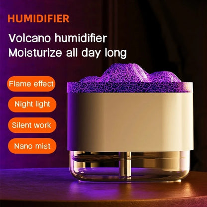 USB Volcano Air Humidifier 300ML Ultrasonic