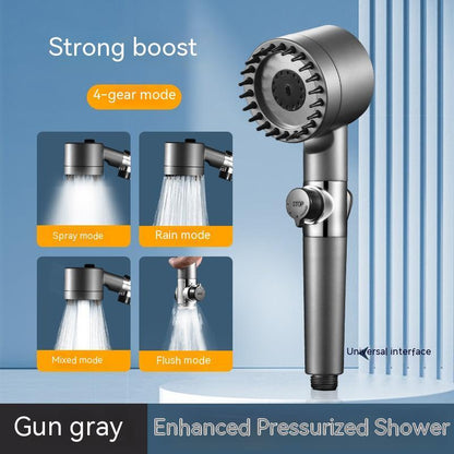 The Third Gear Adjustable Strong Supercharged Shower