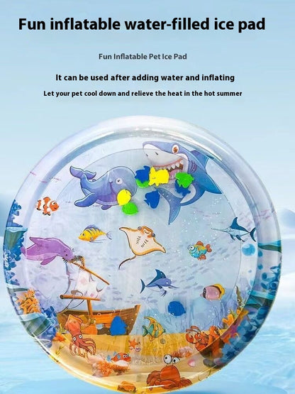 Summer Cooling Pet Water Bed .