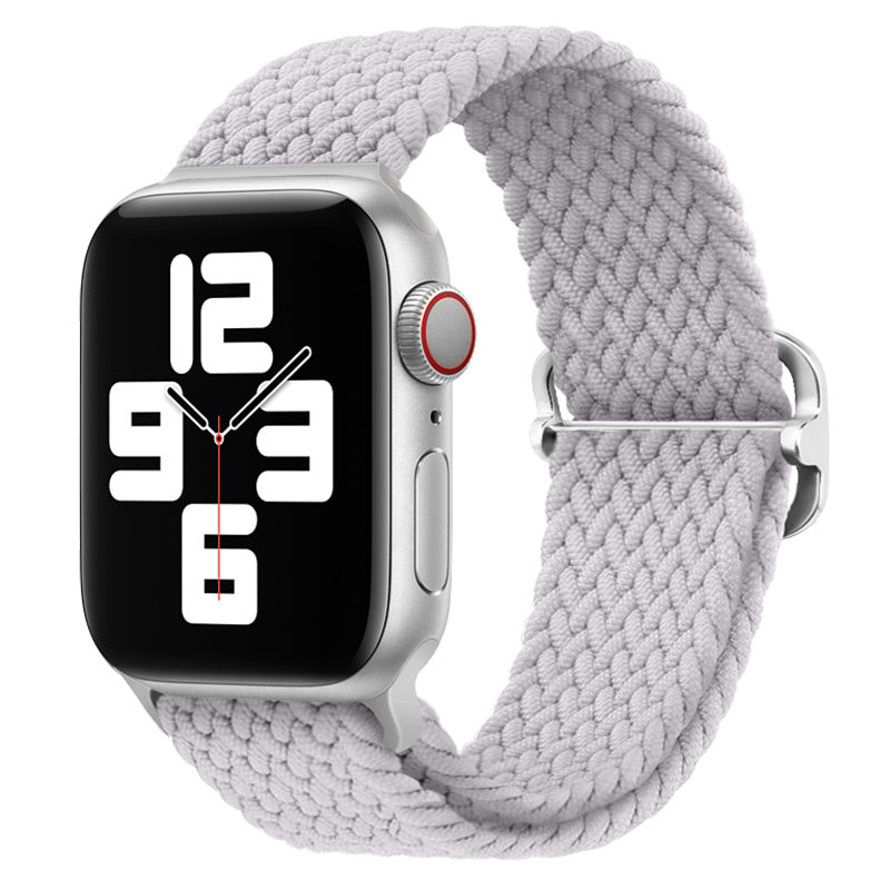 Double Loop Nylon Loop Woven Rainbow Watch Strap
