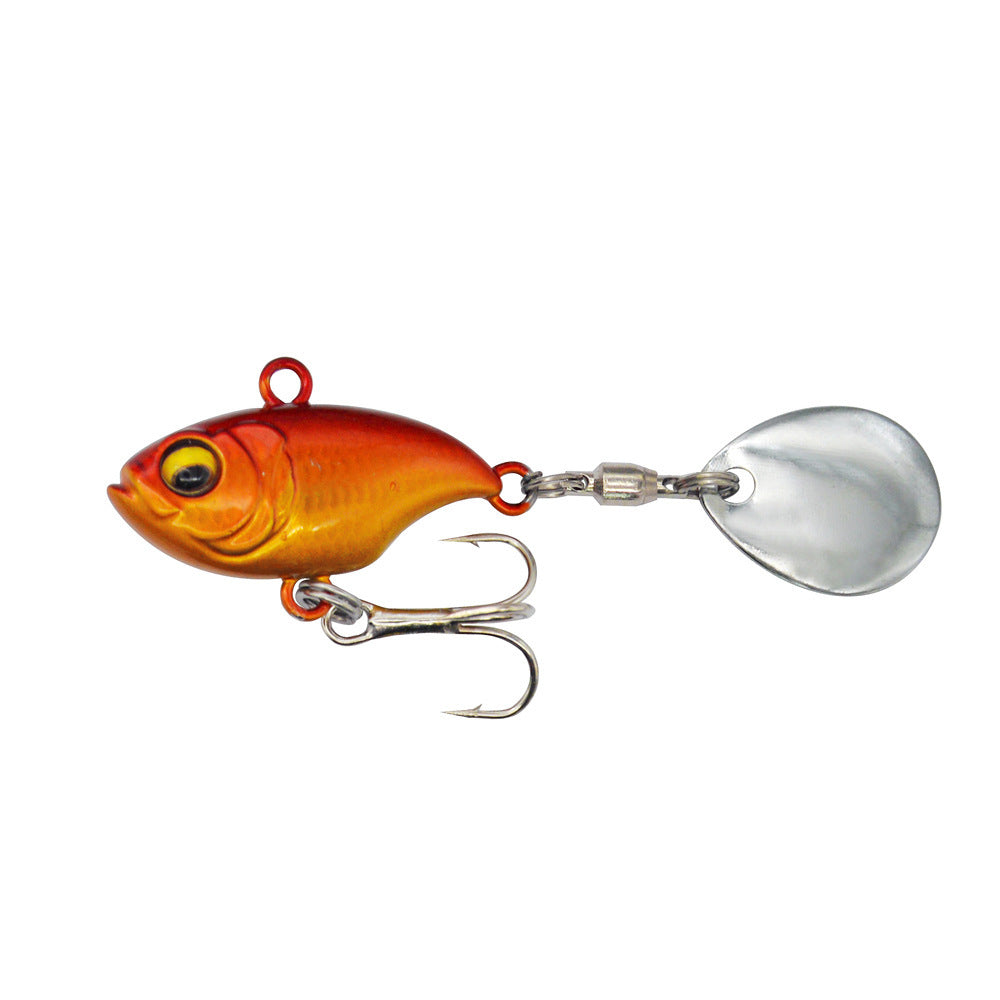 Metal Sea Fishing Iron Plate Lure Rotating Sequins