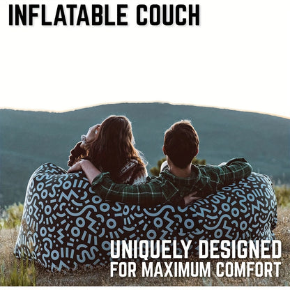 Portable Inflatable Sofa Camping Sleeping Pad Mattress