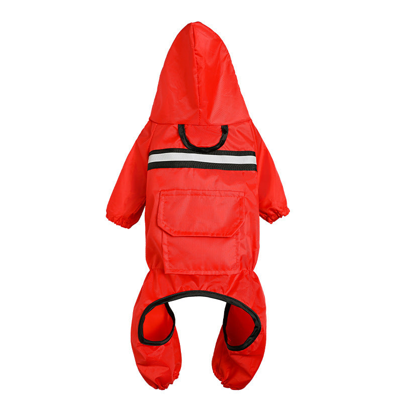 Pet Reflective Raincoat .