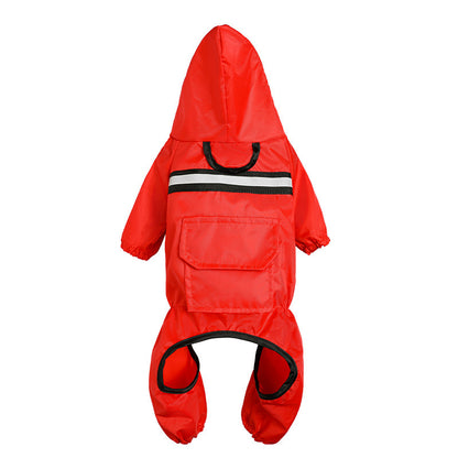Pet Reflective Raincoat .