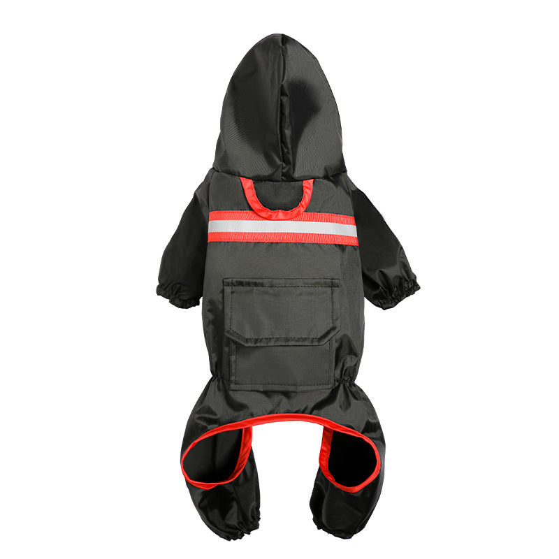 Pet Reflective Raincoat .