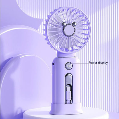 2-in-1 Handheld Fan Fast Charging Power