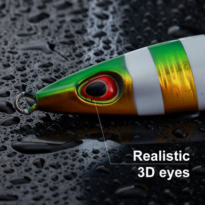60g 90g UV Luminous Sea Fishing Slow Rocking Iron Plate Boat Lure