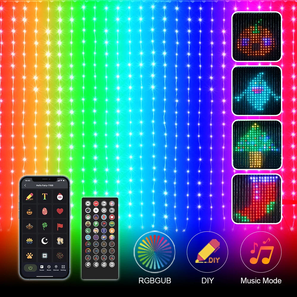 Smart LED RGB Curtain